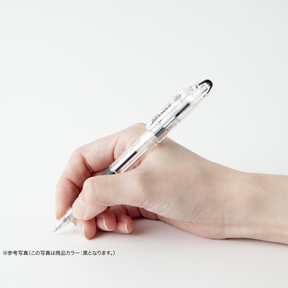 Zebra Jim Knock Oil-Based Ballpoint Pen, 0.7, Blue, 10 Pens, B-KRB-100-BL