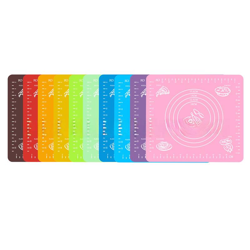 Food-Grade Silicone Baking & Kneading Mat with Measurements
