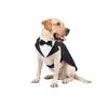 Black/Stripes Dog Tuxedo Costume Detachable Design Large Dog Costume Set  Autumn Season