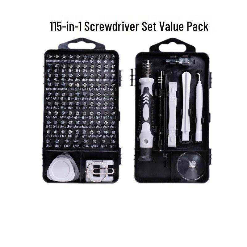 115-in-1 Precision Screwdriver Set - Multifunctional Insulated Tool for Electronics Repair