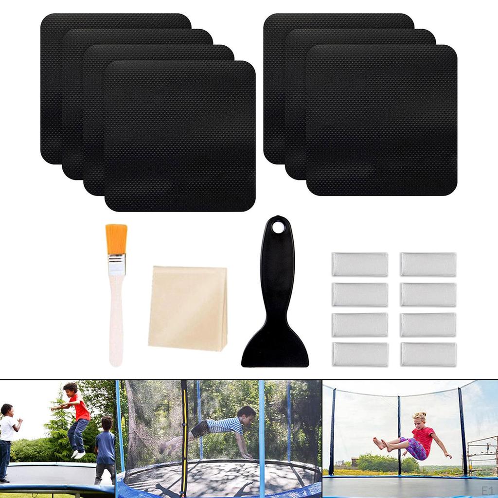 Trampoline Repair Patches Parts 7Pcs Patch Sports Accessories Net Fixing Pad