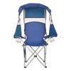 Camping Chair with Canopy Shade, Folding Beach Chair with Canopy & Magazine Pocket, 2 Cup Holders, 150 Kg Heavy Duty Support, Carry Bags for Outdoor,