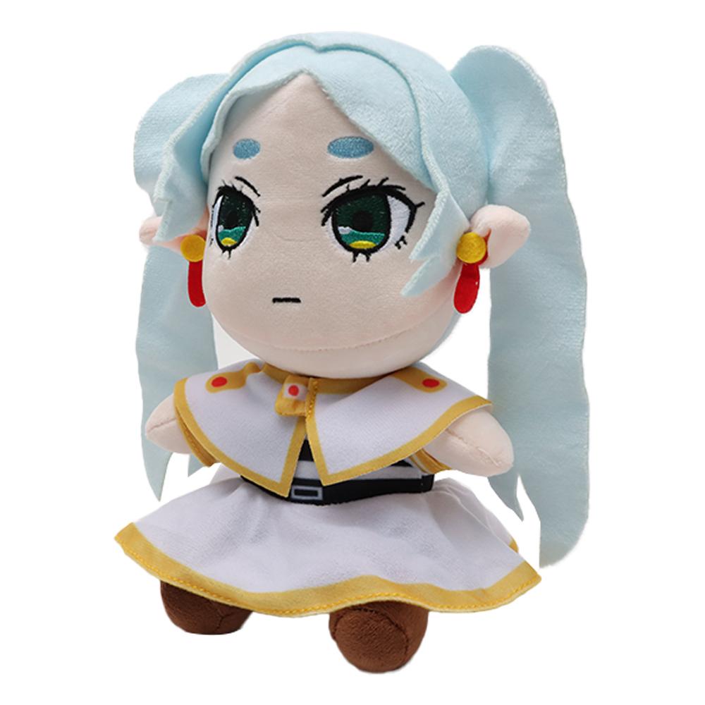 22cm Cute Frieren At The Funeral Plush Toy Cute Cartoon Anime Figure Frieren Plushie Doll Stuffed Anime Periphery Toys Fans Gift