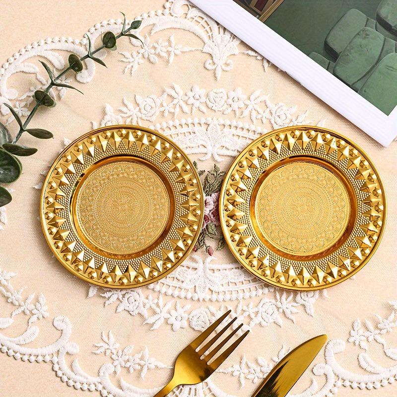 1PC European Fruit Plate Living Room Home Coffee Table Tea Snacks Dried Fruit Snack Dishes Storage Tray