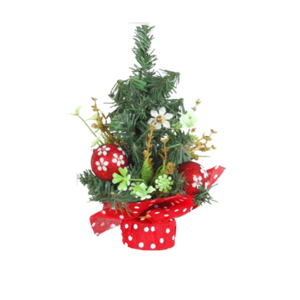 Festival Christmas  Small Tree 25cm Xmas Pine Tree Mini Artificial Christmas Tree  Party Favors
