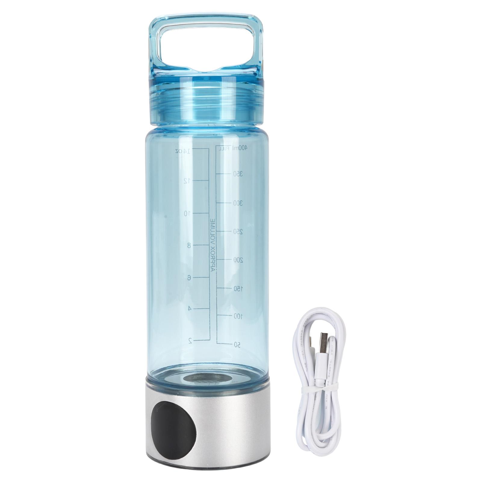 

Водородная бутылка для воды 400 мл герметичный портативный генератор обогащенной водородом воды для спорта на открытом воздухе серебряный