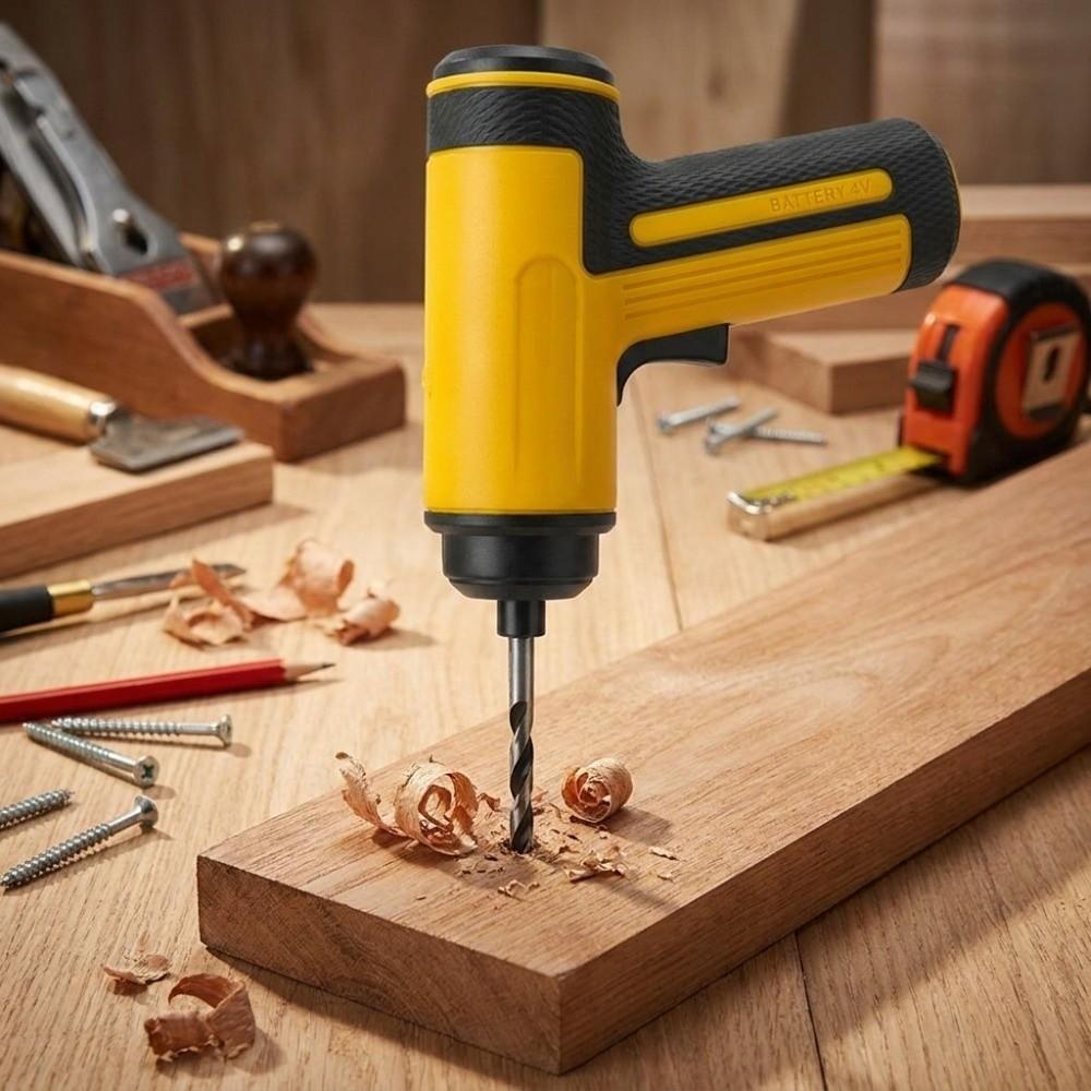 Lightweight Build Electric Screwdriver Drill Set Multi-function Screwdriver  Daily Repair