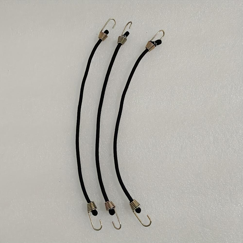 

3Pcs Elastic Bungee Cord Heavy Duty Luggage Straps Rope Hooks 25cm Stretch Tie Tent Outdoor Accessories
