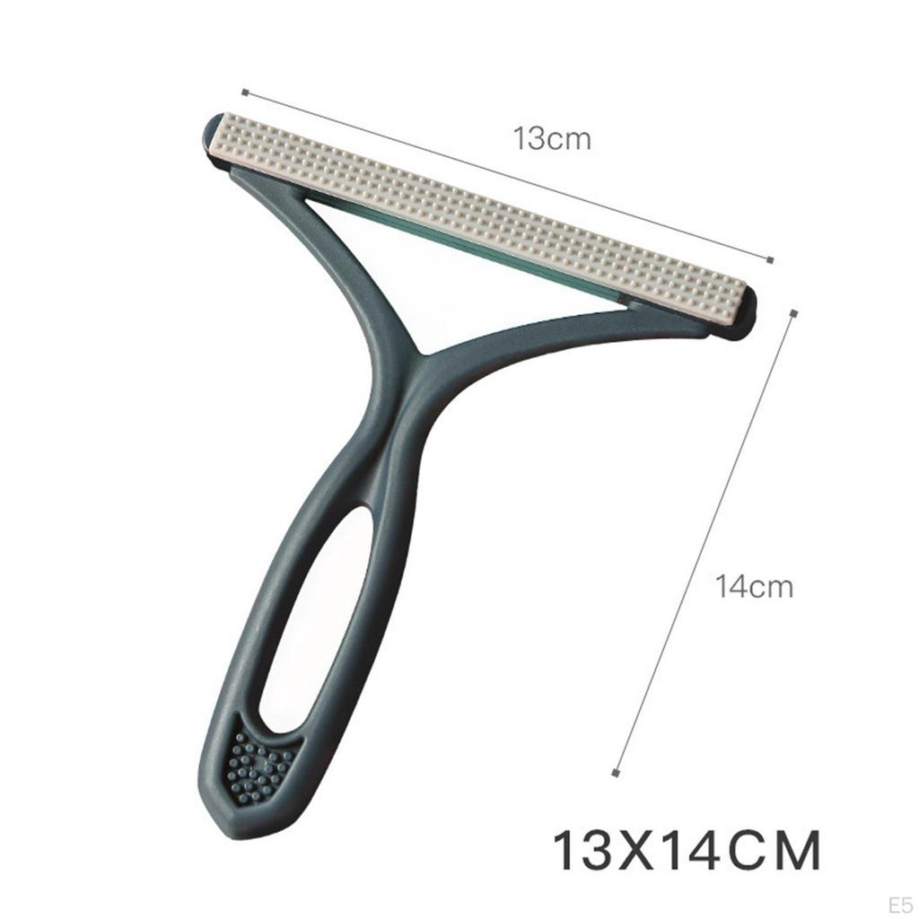 Portable Remover Double Sided Travel Brush Fabric Cleaner Pet Hair for Clothing Rugs Couch