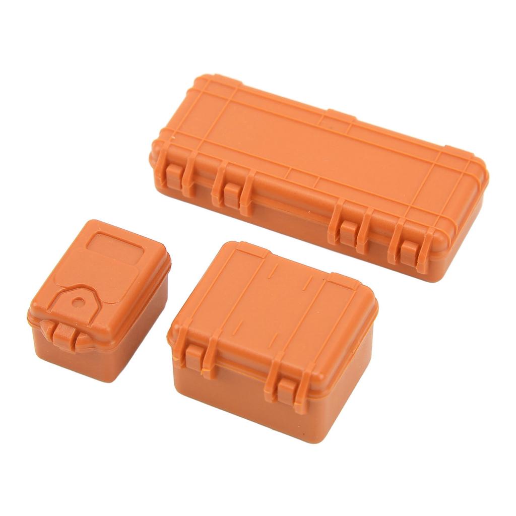 3 Pcs RC Car Simulation Luggage Case Large Medium Small RC Crawler Suitcase Decoration for 118