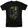 26 Batman Grapple Fire T Shirt Licensed Comic Book Tee Black Unisex T-Shirt