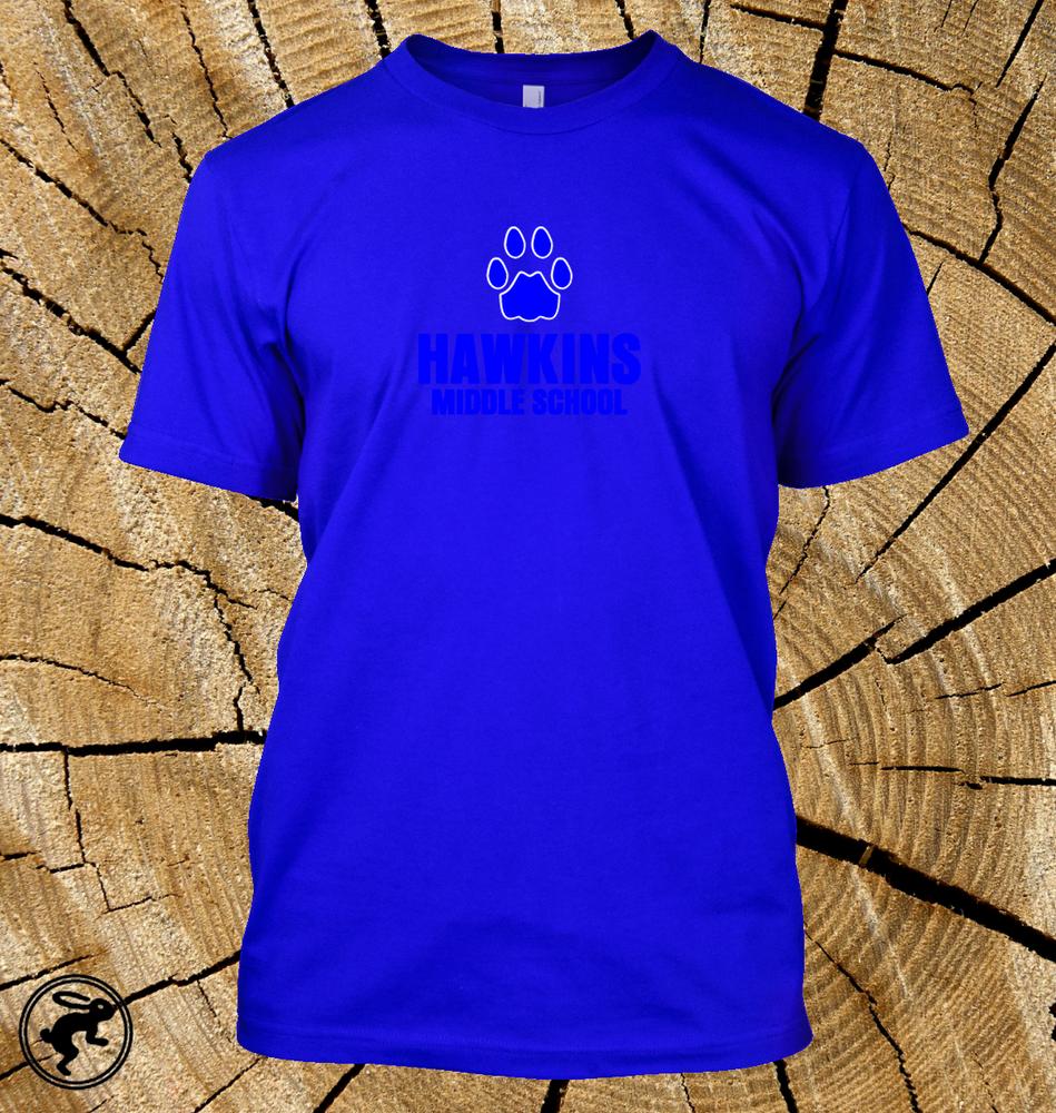 Stranger Things Hawkins Middle School T Shirt Tv Show Tee