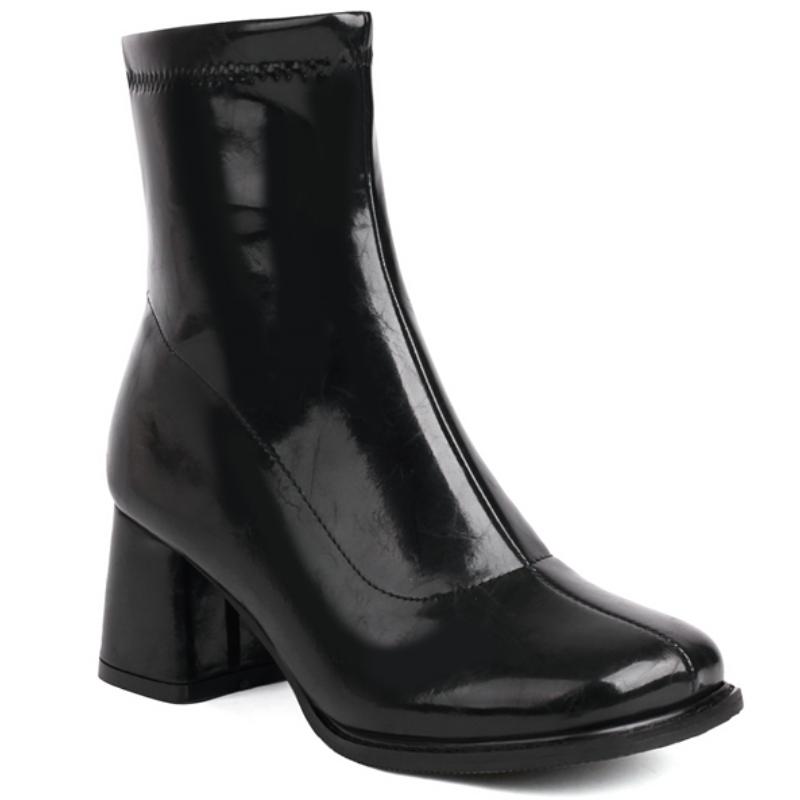 Elegant Ankle Boots for Women Autumn Winter 2024 Black Red White Short Boot Low Heels Footwear Shoe Ladies Waterproof Large Size