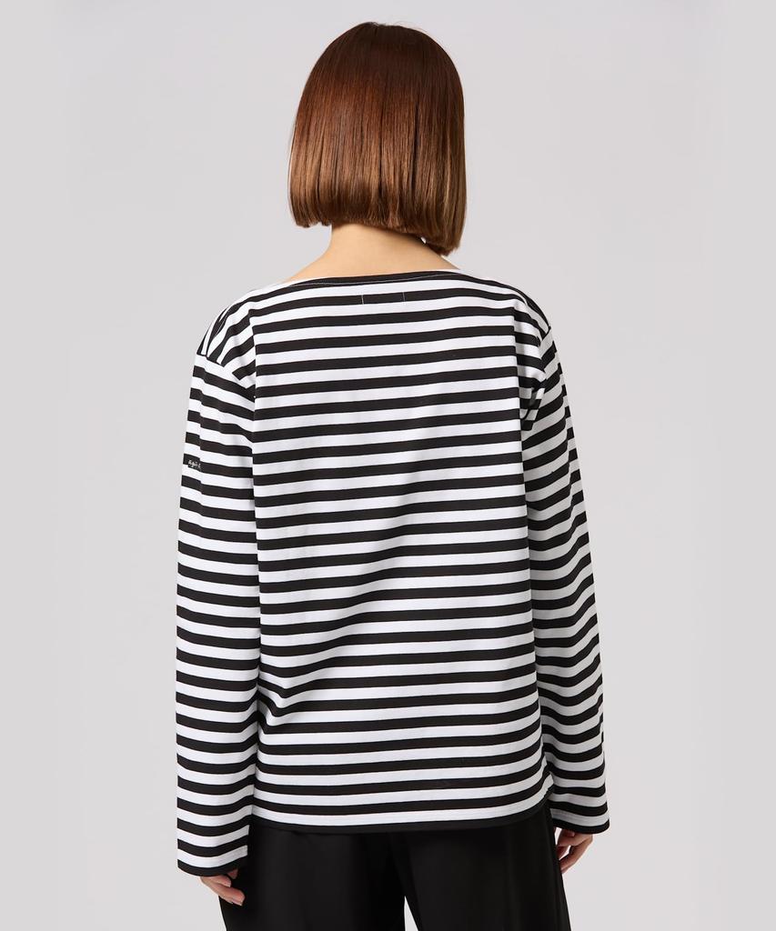 agnes Striped Black b. T-shirt, Unisex, J008, Medium,