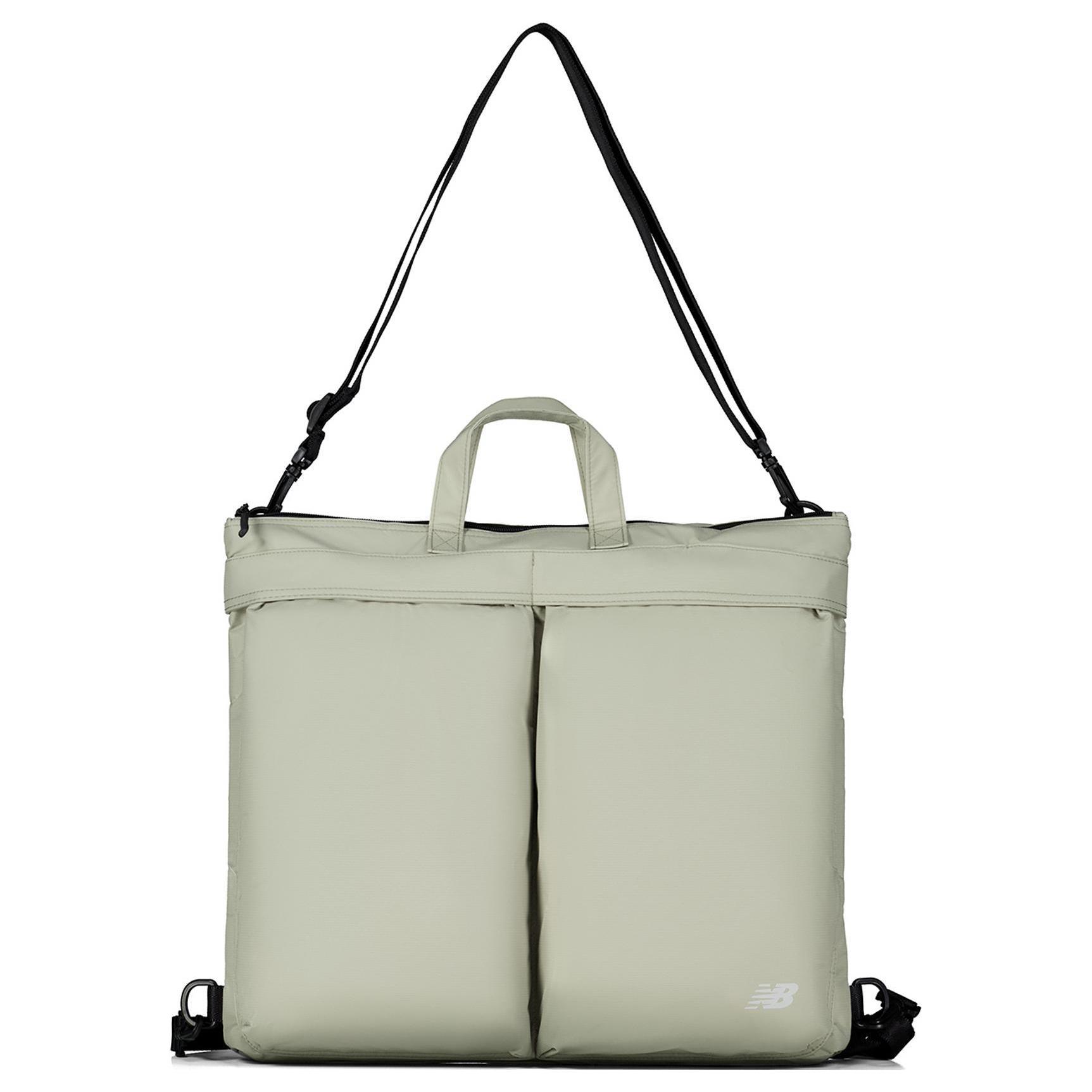 

New Balance Solid Color Casual Versatile Zipper Closure Fabric Handheld Shoulder Backpack Unisex bags Gray LAB43426-GR Gray