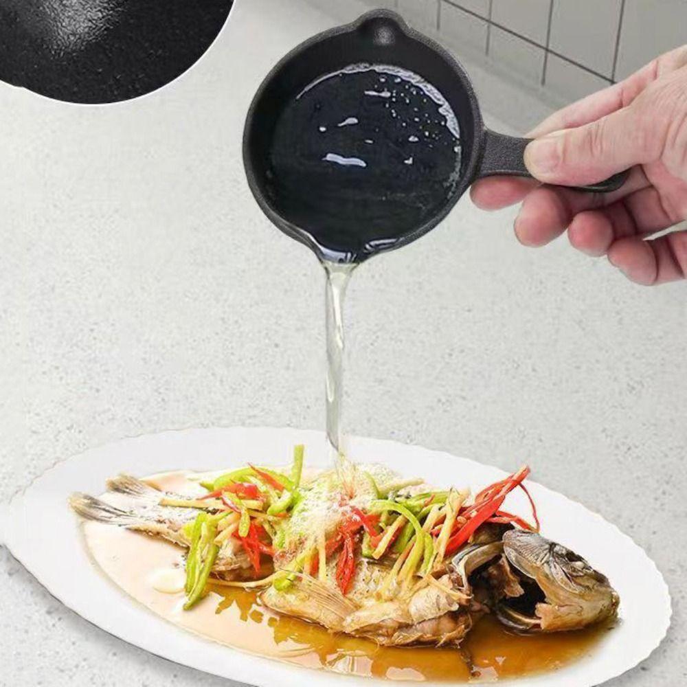 8.5cm Small Cooking Tool Mini Skillet Frying Pan Cookware Cast Iron Pot