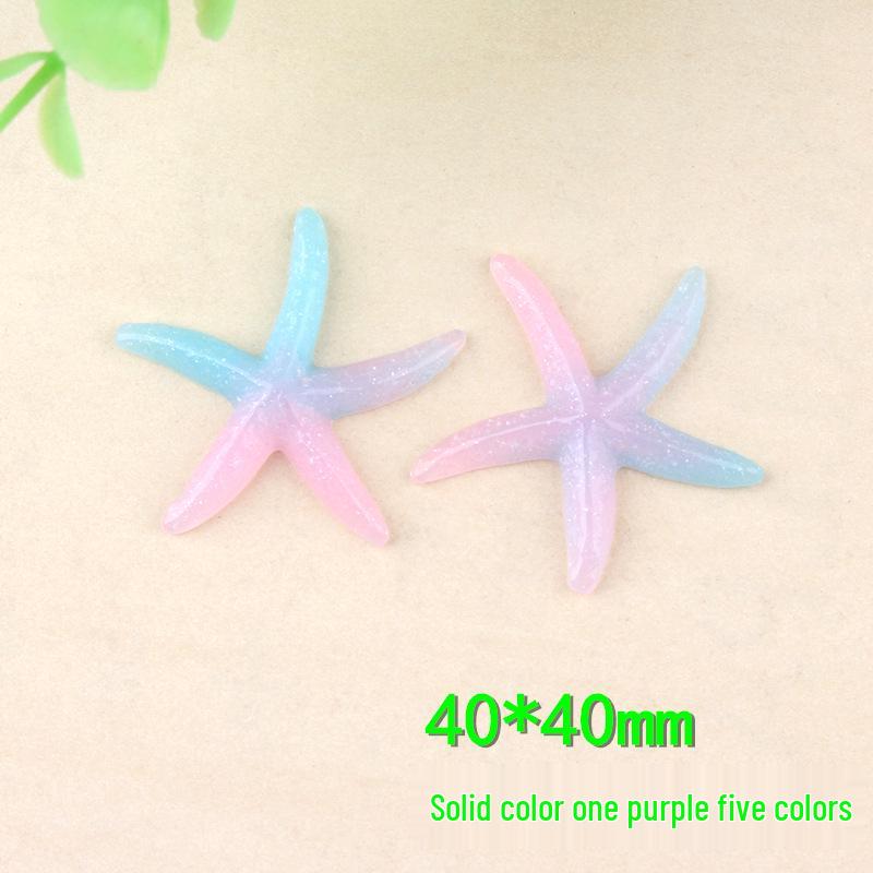 Starfish Resin Accessory Kit: Phone Case, Hair Clip, DIY Ocean Clog Patches