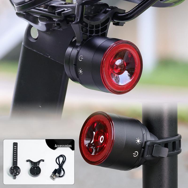 Smart Brake-Sensing Bicycle Taillight - Safety Warning for Night Riding