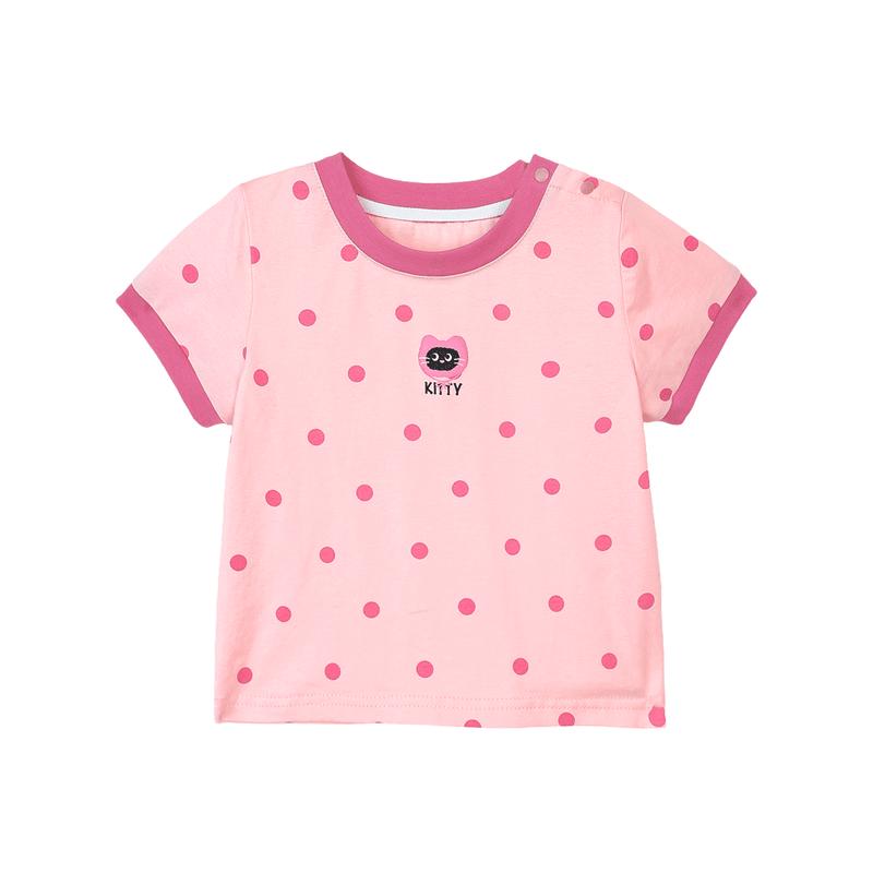 LUSON Baby Girl's Summer Short Sleeve T-Shirt