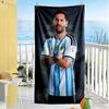 Messi Beach Towel Quick-Dry Soft Microfiber Comfortable Lightweight Suitable for Swimming, Gym, Camping, Yoga Vacation