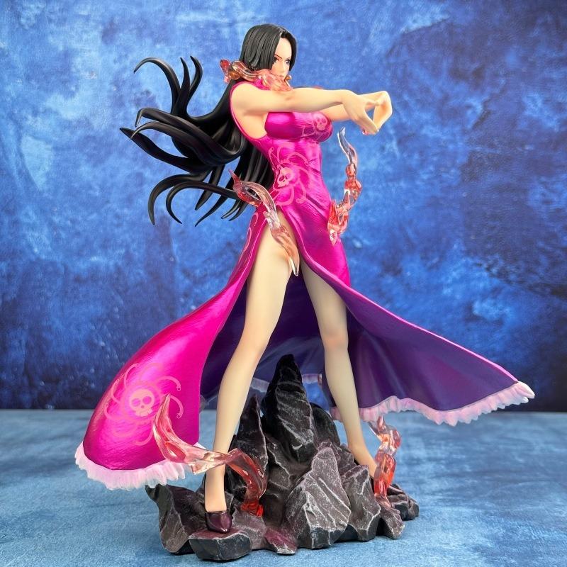 One Piece Boa Hancock Handmade Desktop Ornament Model Statue - Fantasy Figurine Collectible Plaything for Boys Birthday Gift