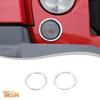 Light Turn Signal Lamp Frame Ring Trim Bezels for Jeep Wrangler JK 2007+ Chrome