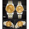 "Classic Women's Analog Quartz Watch Gold Silver Stainless Steel Waterproof Casual Simple Date"