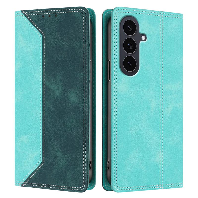Fashion Magnetic Flip PU Leather Phone Case For Samsung Galaxy S26 Plus S25 Edge S24 FE S23 S22 S21 S20 Ultra S10 Wallet Card Holder Pocket Back Cover
