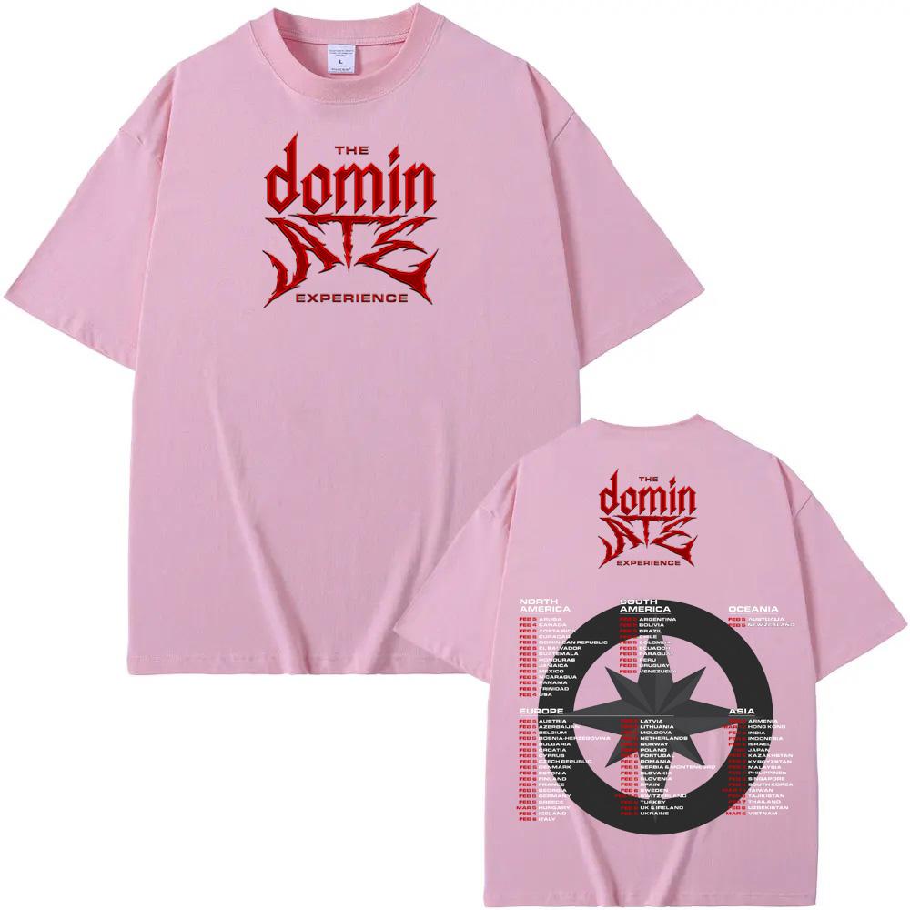 The dominATE Experience Release Date T-Shirt Korean boy band High Quality Tee-shirt Sleeve Women/men 100%cotton Gothic Tshirt summer outfits