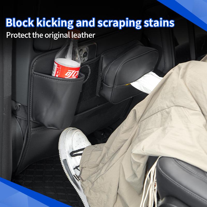Rear Seat Kick Pad With Storage Bag For BYD Leopard 8 Denza B8 2025+ Seat Back Protection Storage Bag Interior Car Accessories