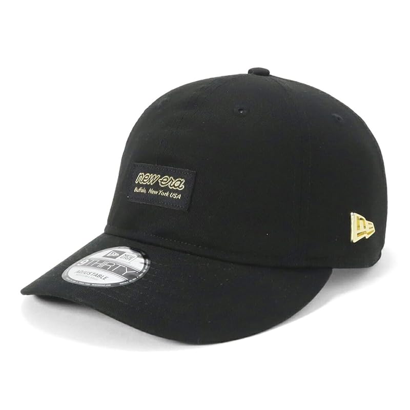 

[New Era] cap metal flag logo cotton black/metal gold M/L 930CS METAL FLAG BLK GLD 14388689 NER36C3834