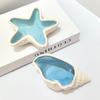 INS Style Starfish & Seashell Ceramic Jewelry Storage Decoration