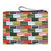 Kenzo Color Block Brand Tag Decorative Zipper Leather Detail Clutch Bag Large Unisex Clutch Bag Green FD55PM602F31-MU