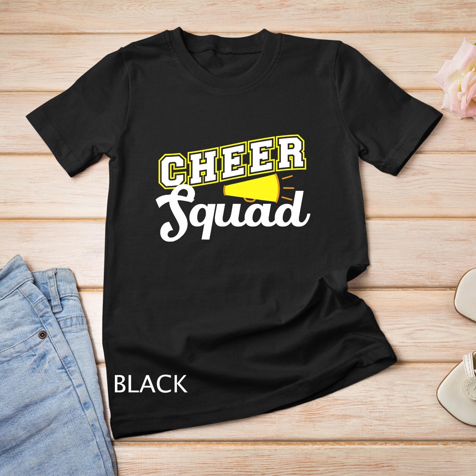Cute Cheerleader Art Women Girls Cheer Squad Cheer Flyer Unisex T-Shirt Mens Womens Tees Top S