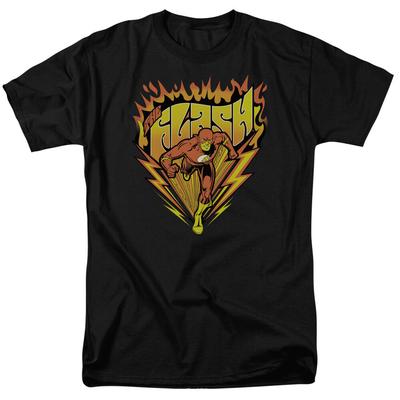 26 The Flash Blazing Speed T Shirt Licensed Comic Book Tee Black Unisex T-Shirt