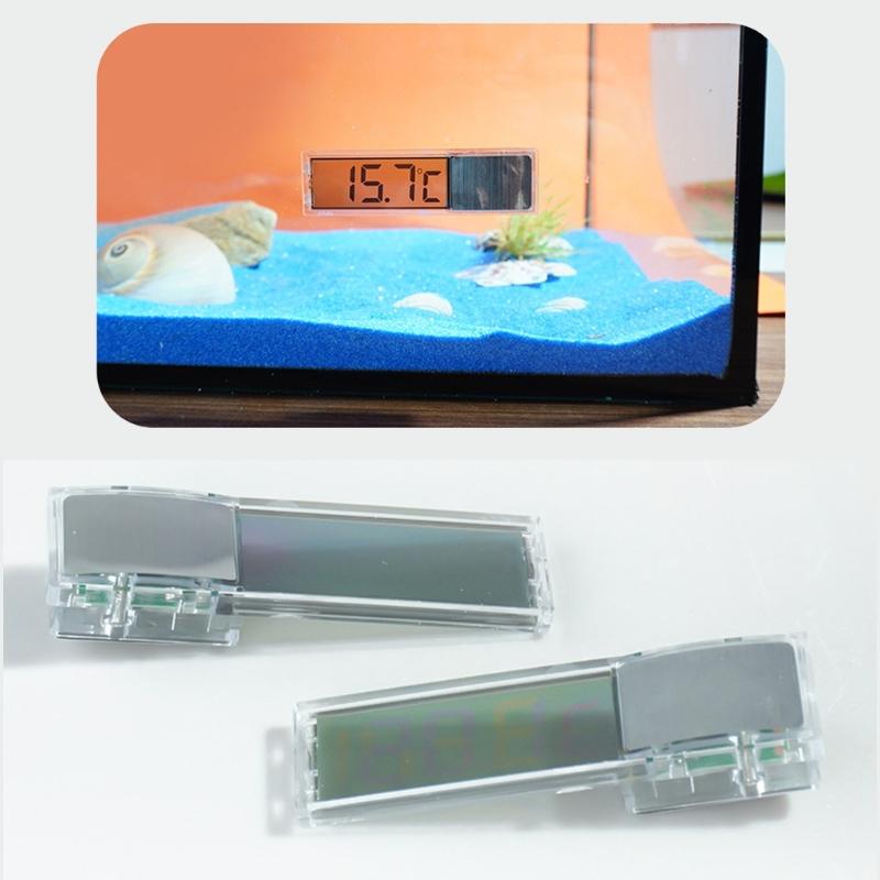 LED Digital Aquarium Thermometers Measure Temperature Meter Tool Stick On Fishtank Water Temperature Meter