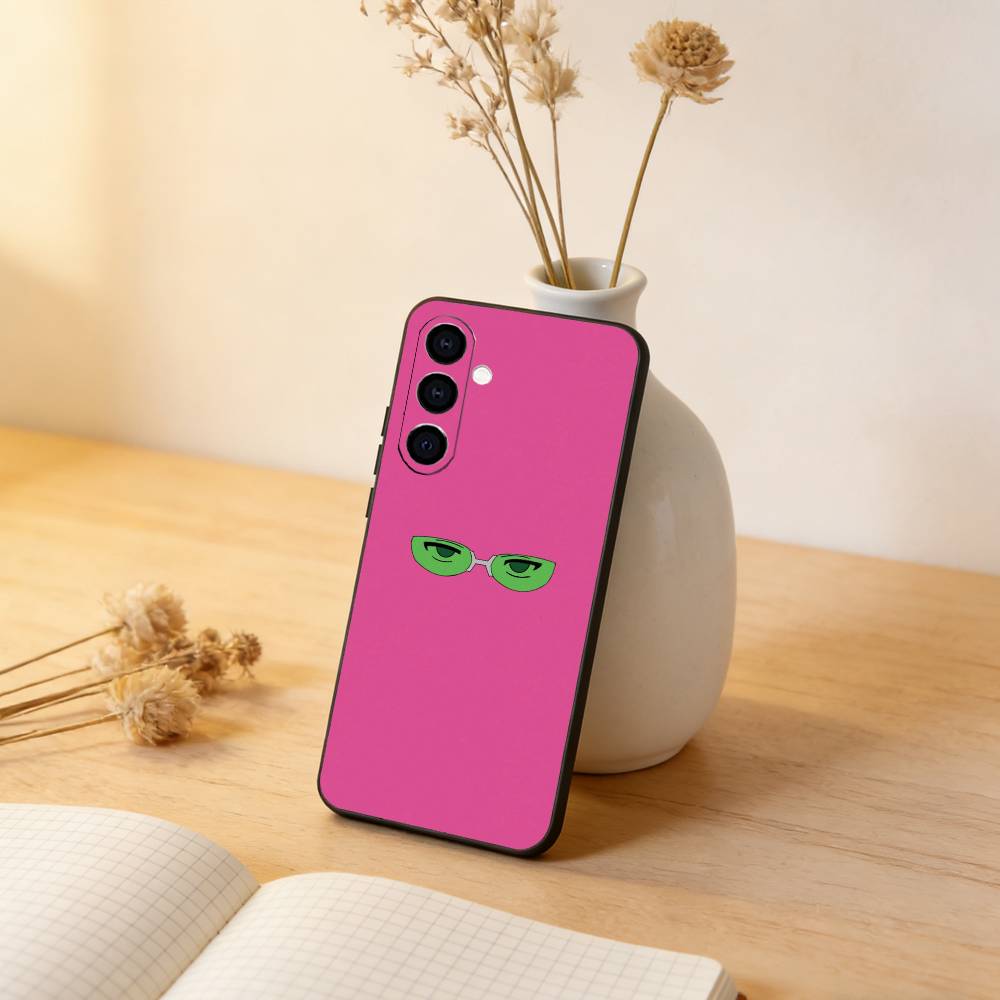 

Kusuo Saiki Phone Case Black Silicone Soft For Samsung Galaxy A73,A72,A71,A70,A53,A52,A51 Samsung a20s