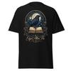 EDGAR ALLAN POE THE RAVEN T-Shirt Gothic Moon Nocturne Art Vintage Unisex Black