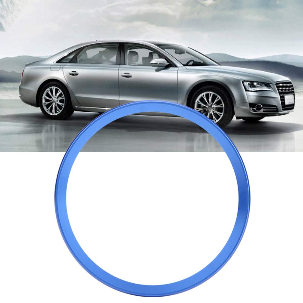 Steering Wheel Cover Trim, Red & Blue Car Steering Wheel Ring Trim, Interior Decoration