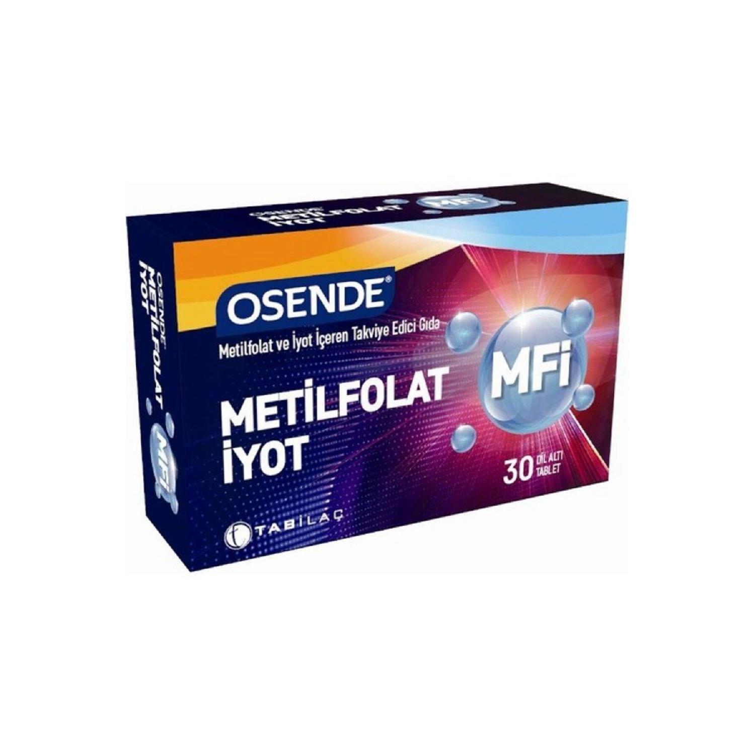 

30 сублінгвальних таблеток, що містять Mfi метилфолат і йод