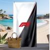 Asciugamano da Spiaggia Stampa F1 Morbido Portatile Asciugatura Rapida?Asciugamano Asciutto Per Piscina Vacanza Estiva Sport all'Aperto