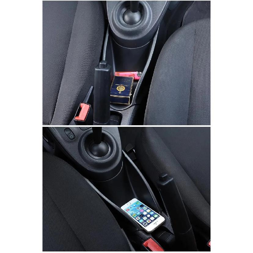 Car Center Console Armrest Storage Box Organizer Tray Car Accessories Interiors for Smart 453 Fortwo Forfour 2015-2019
