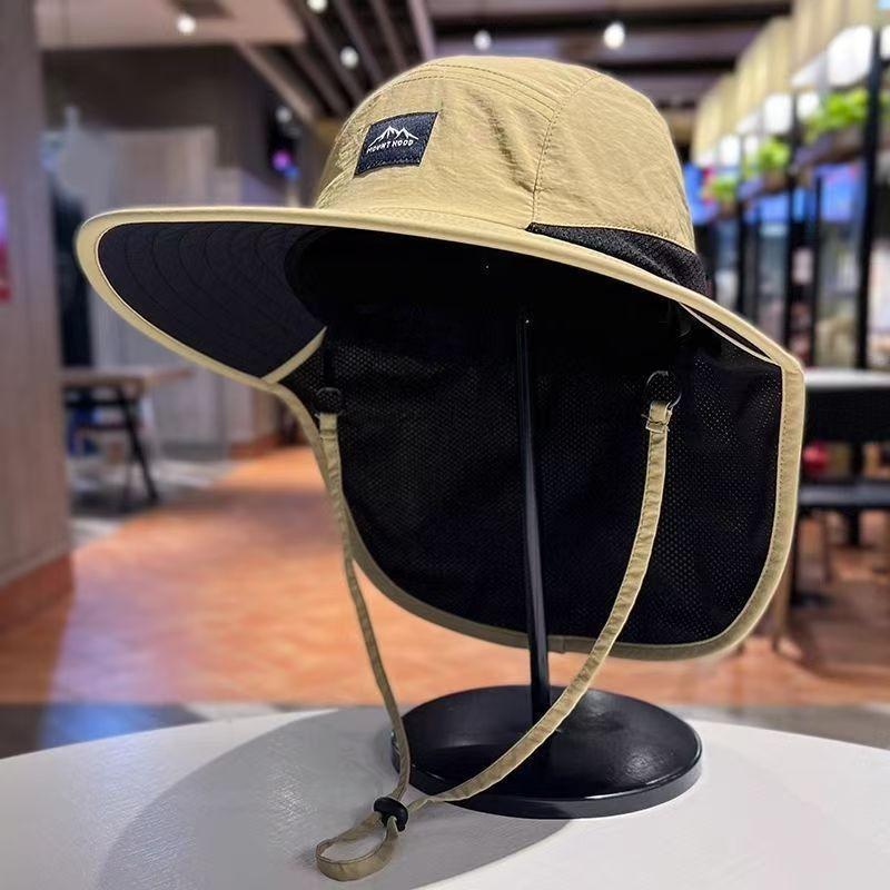 Sunscreen hat men's fishing hat summer bucket hat outdoor climbing sun hat face cover UV protection sun hat