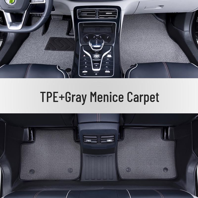 Non-Slip, Waterproof TPE Floor Mats & Door Sill Set for BYD Tang/DMi/EV/LDM-P