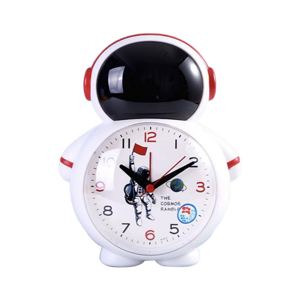 Electronic Desk Alarm Clock Astronaut Mute Table Clocks Backlight Ornaments Students Children Bedroom Home Decorations