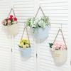 Semi Round Hanging Basket Plant Bucket Over Fence Planter Hanging Flower Pot  Balcony Decor