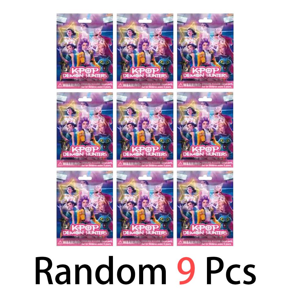 Anime 24 Stück Kpop Dämonenjäger Box Dämonenjäger Rumi Mira Zoey Tiger Spielzeug Schreibtischdekoration Statuen Ornament Kind Weihnachtsgeschenke