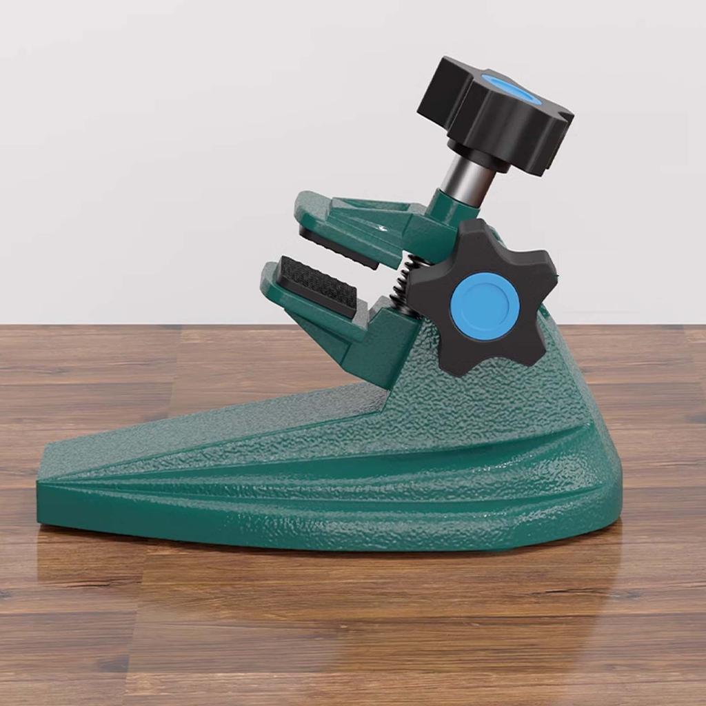 Adjustable Angle Micrometer Stand for Micrometers - Professional Grade Cutting Tools Base with Large Clamp Knobs