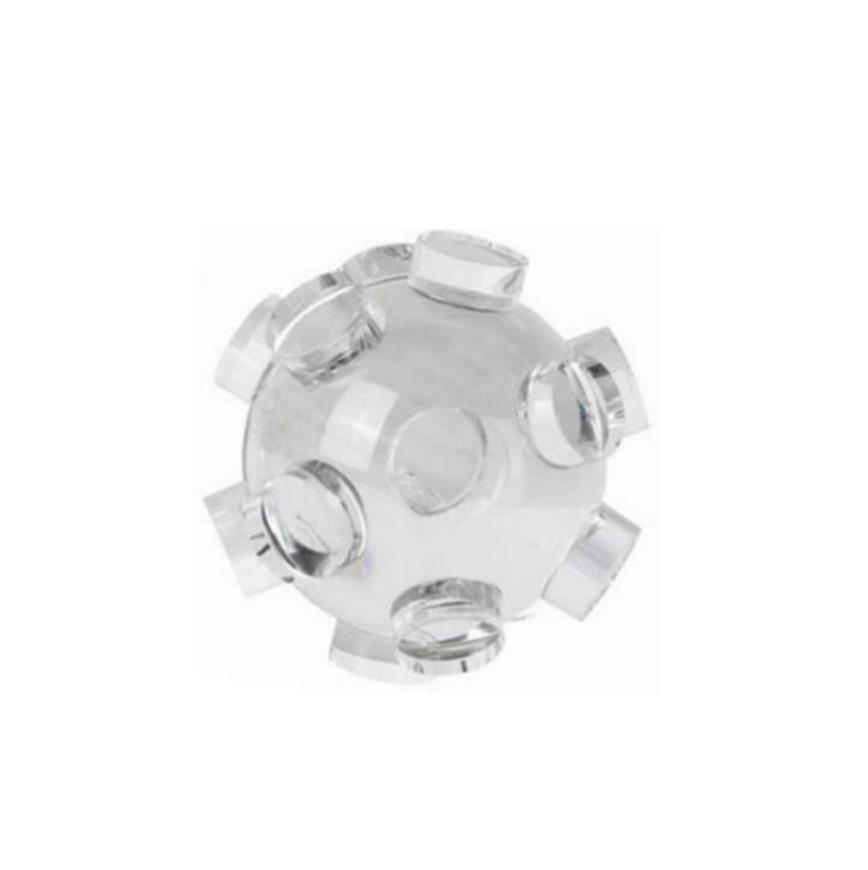 Glas Handwerk Geometrische Kristallkugel Transparent Abstrakt Runde Kugel Ornament Dekorative Figuren Heimdekoration Zubehör