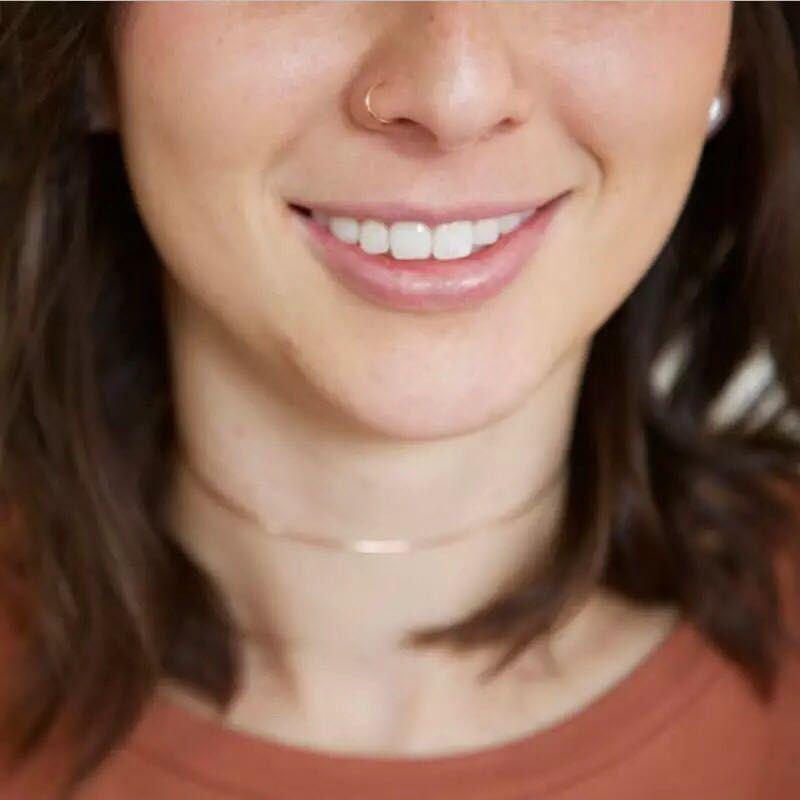 

Handmade 925 Sterling Silver Nose Ring Nose Stud 18K Gold Small Ear Ring Normcore Personality Anti-Allergy Fashion Piercing Earrings for Men and Women Outer Diameter 10mm, Single Piece, Sterling Silver